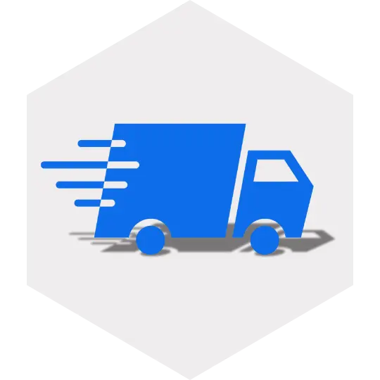 Delivery icon for integrated print home delivery solutions