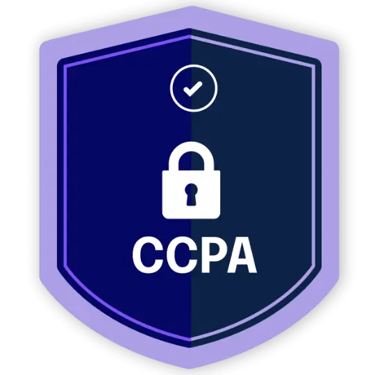 Logo de cumplimiento CCPA